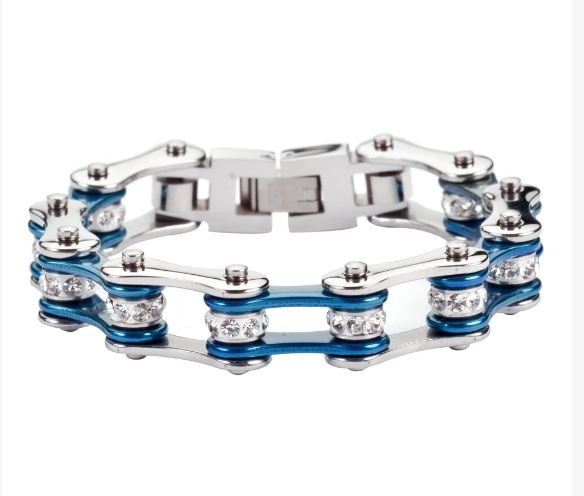 Colored Bike Chain Bracelets ( 7.5 only size)