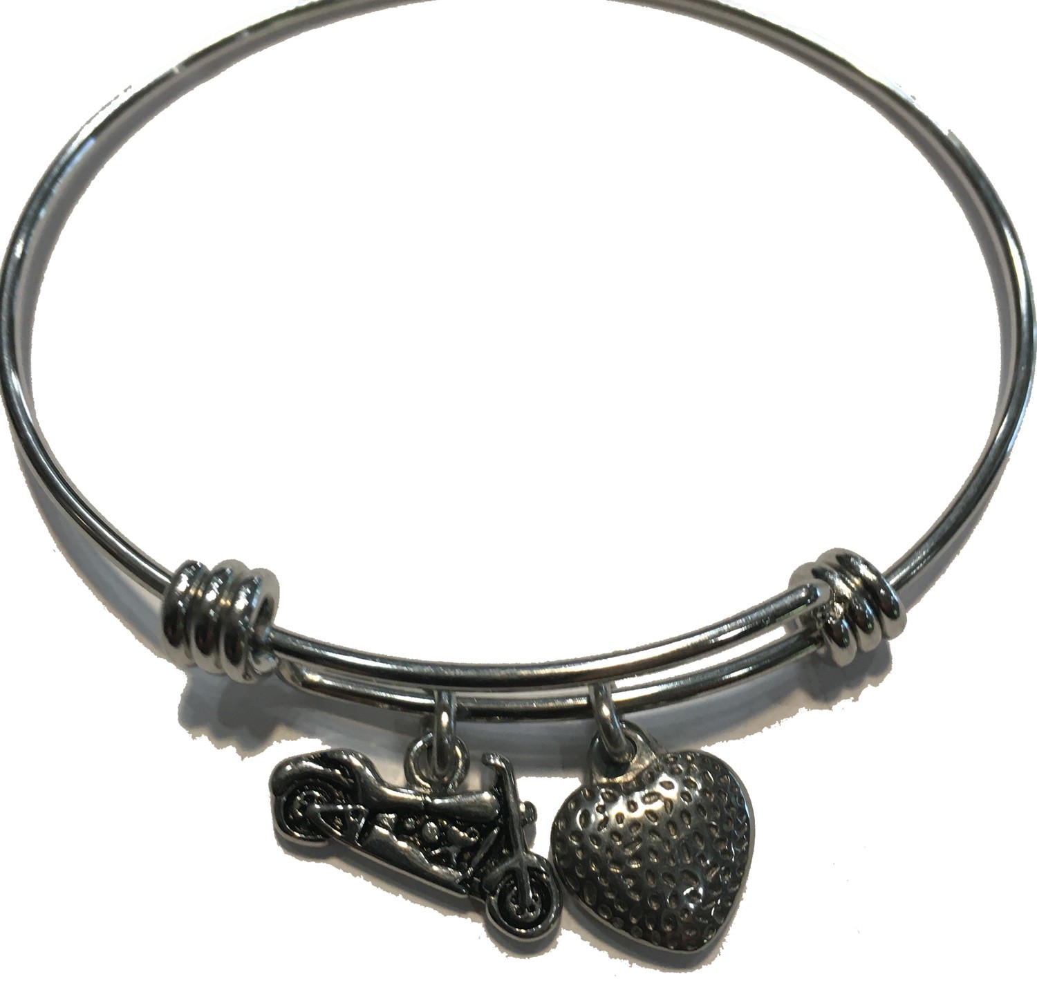 ALEX & ANI STYLE BRACELET WITH MOTORCYCLE STAINLESS STEEL