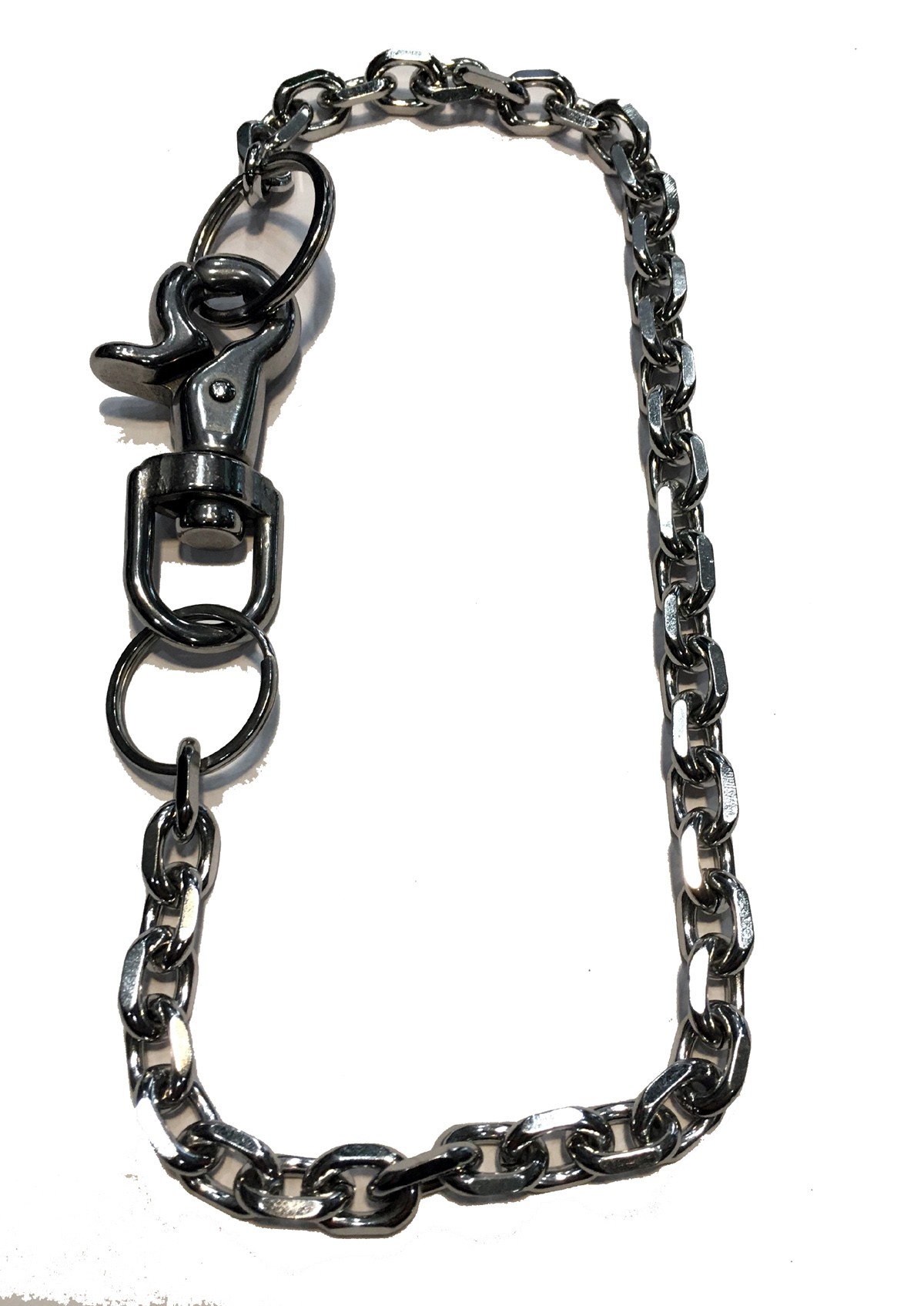 WALLET CHAIN ANCHOR CHAIN SILVER 11MM STAINLESS STEEL 18